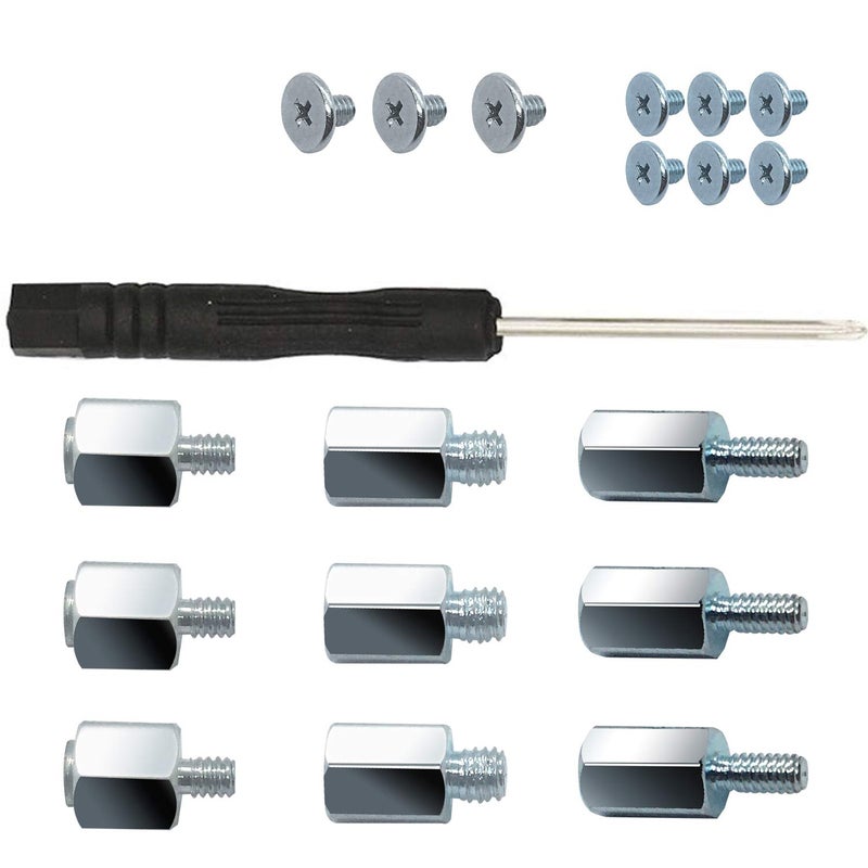 SGTKJSJS m.2 ssd Screws Kit, Nvme M2 Screws Suitable for Asus ASRock Gigabyte MSI Motherboard & Nvme SSD - Image 1